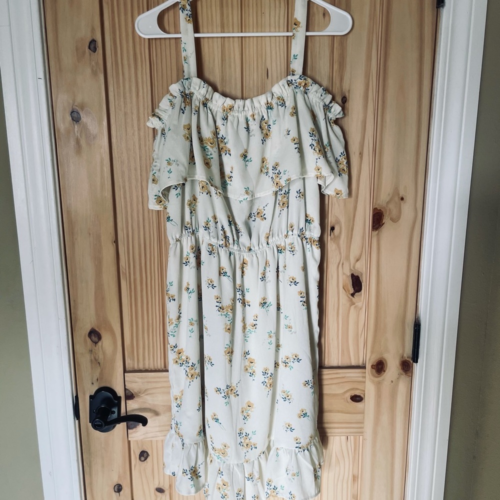 Off the shoulder summer dress